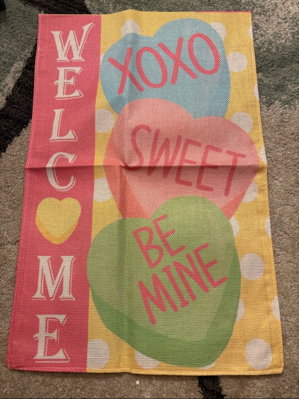 Valentines Welcome Flag ❤️